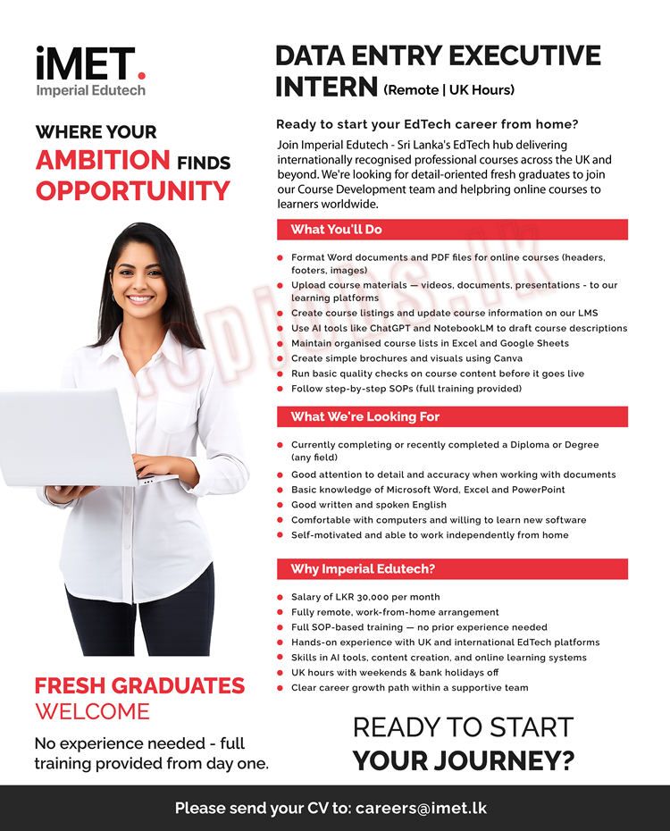 Imperial Edutech Recruitment