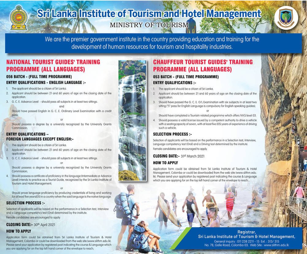 tourist guide course fees