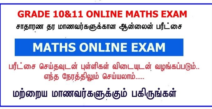maths online exam grade 11
