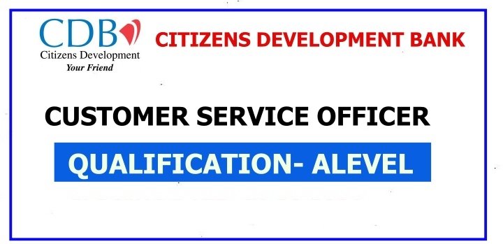 CDB Bank Customer Service Officer 2022 Ceylon Vacancy