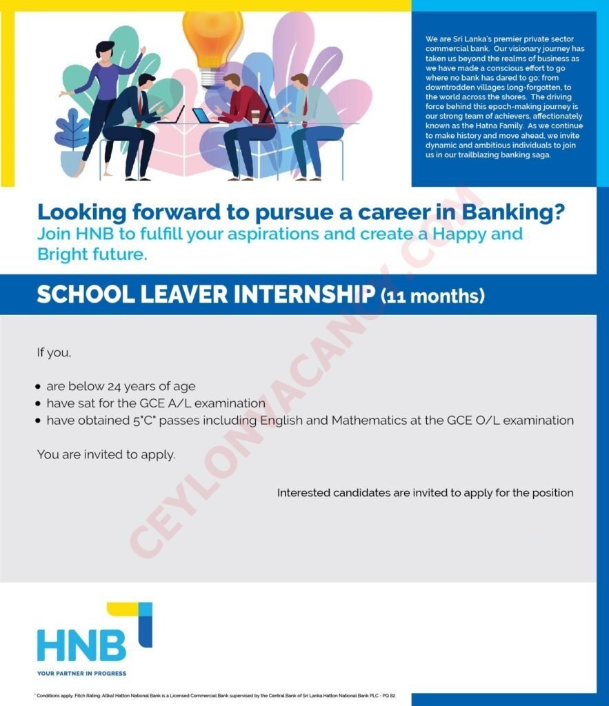 INTERNSHIP LEADING TO PERMANENT JOB HNB BANK 2024 Ceylon Vacancy   Internship 2024 11 Month Hnb 883x1024 1 