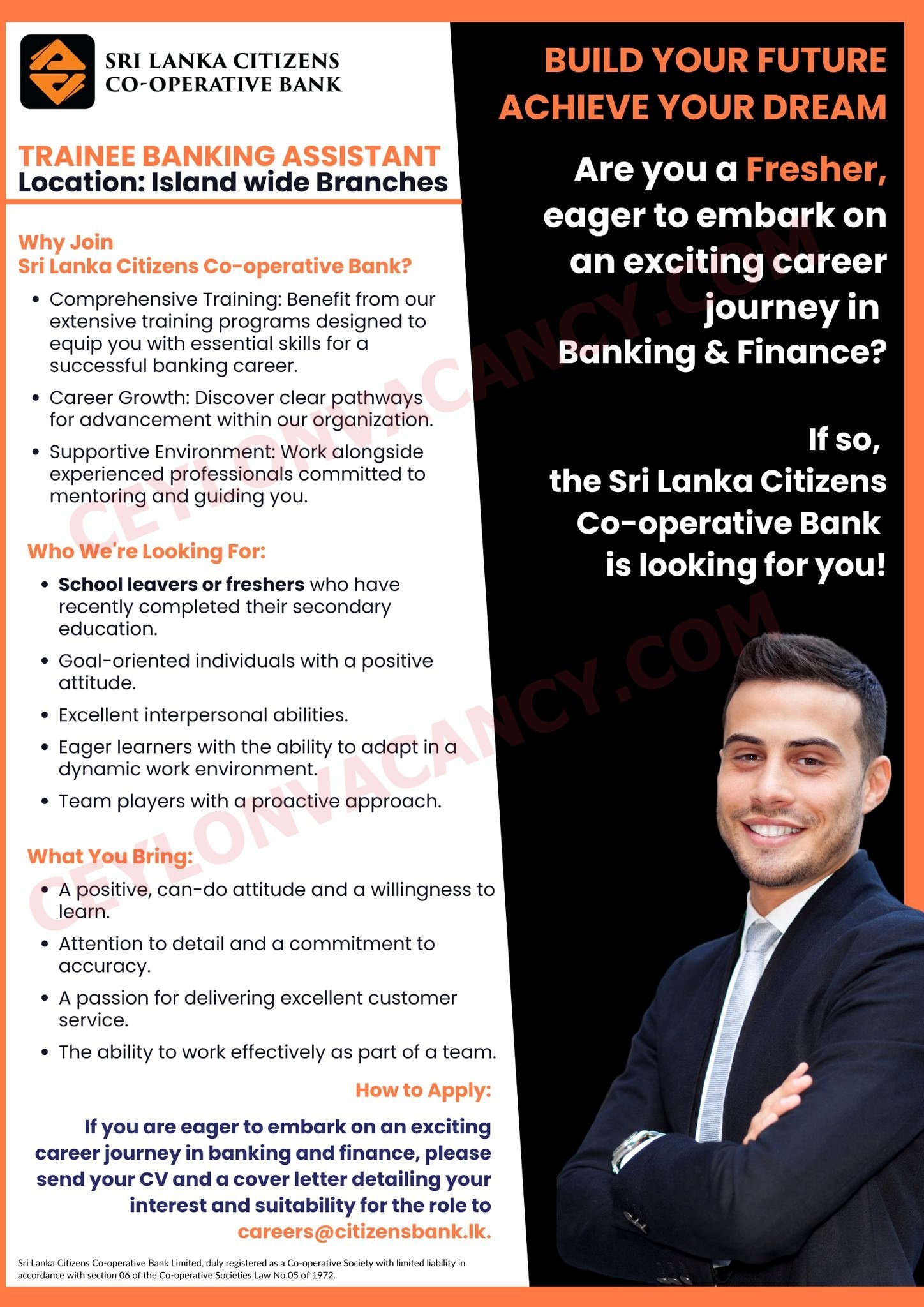 bank trainee cover letter